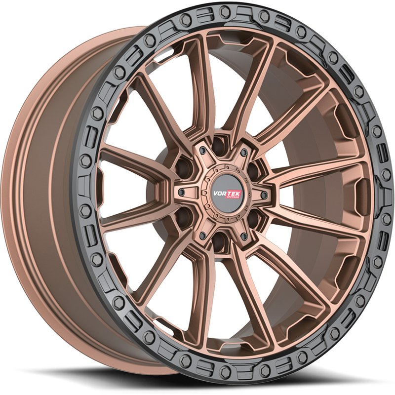 Vortek Off-Road VRT-601 Matte Bronze Wheels - 17x9 - 6x135 -12 Offset — Wheels & Rims