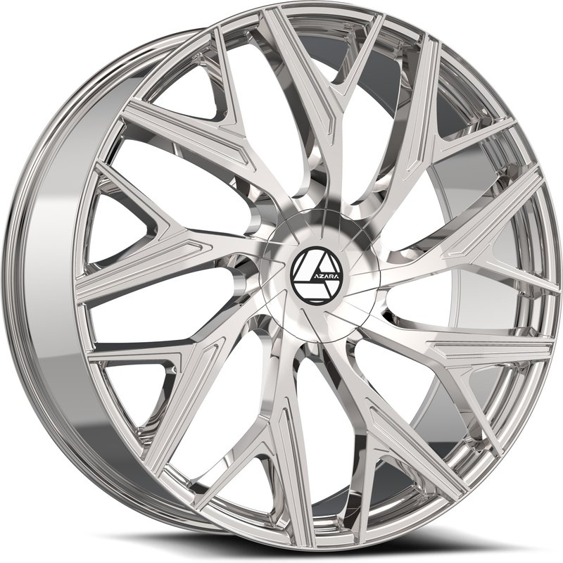 Roues Azara Aza-527 Chrome - 18x8 - Motif de boulons 5x100 — Roues et jantes