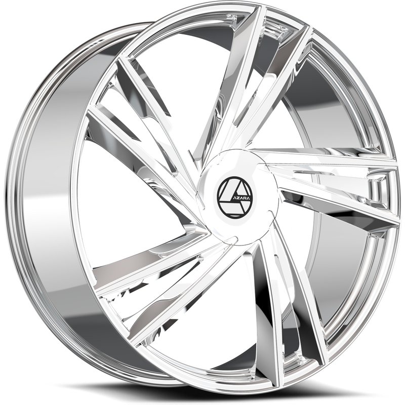 Roues Azara Aza-529 Chrome - 20x8.5 - Motif de boulon 5x108 — Roues et jantes