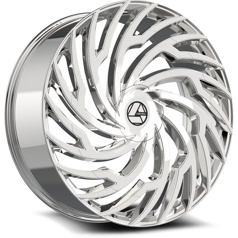 Roues Azara Aza-536 Chrome - 18x8 - Motif de boulons 5x100 — Roues et jantes