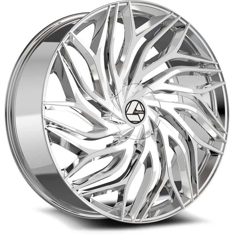 Roues Azara Aza-537 Chrome - 18x8 - Motif de boulons 5x100 — Roues et jantes