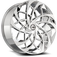 Azara Aza-540 Chrome Wheels - 18x8 - 5x100 Bolt Pattern — Wheels & Rims