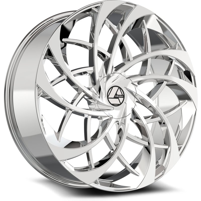 Roues Azara Aza-540 Chrome - 18x8 - Motif de boulons 5x100 — Roues et jantes