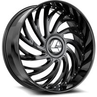 Azara AZX-101 Gloss Black Wheels - 18x8, 5x112 Bolt Pattern