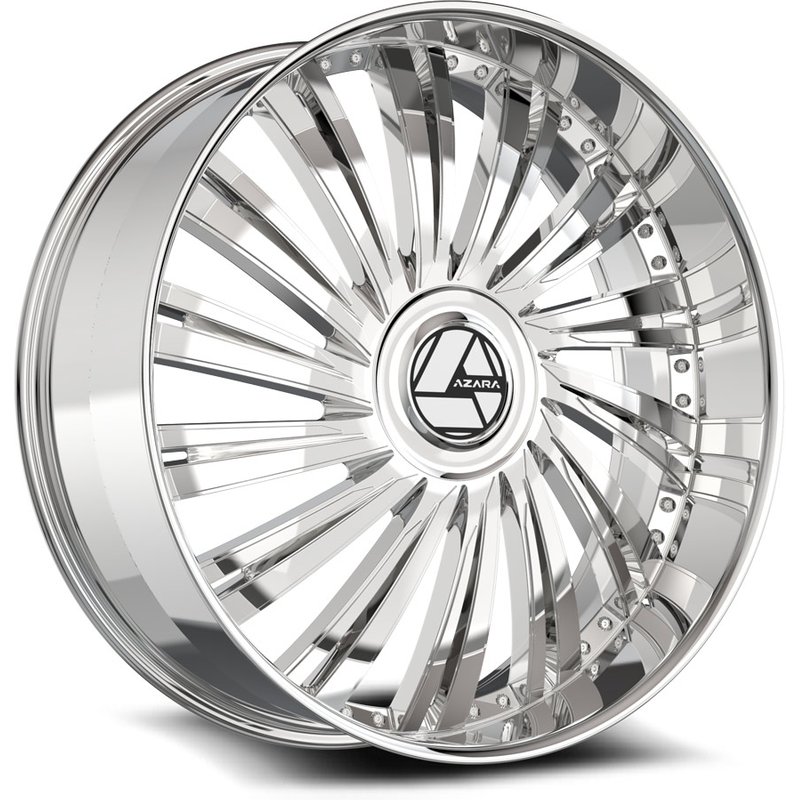 Azara AZX-102 Chrome Wheels - 28x9.5 - 6x135 Bolt Pattern — Wheels & Rims
