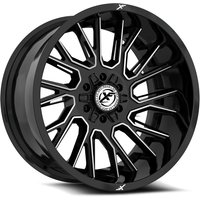 XF Off-Road XF-230 Gloss Black Machined Wheels - 20x10 -12 Offset — Wheels & Rims