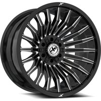 XF Off-Road XF-231 Gloss Black Milled Wheels - 17x9 - 5x127