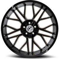 XF Off-Road XF-235 Black Bronze Wheels 20x10 5x127 -12 Offset — Wheels & Rims
