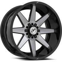 Roues XF Off-Road XF-236 Noir Brossé - 20x10 - 5x127 -12 Offset