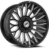 Roues XF Off-Road XF-237 Moulées Noires Brillantes - 20x10 - 5x127 -12 Offset
