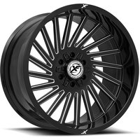 XF Off-Road XF-239 Gloss Black Milled Wheels - 20x10 -5x127 -12 Offset