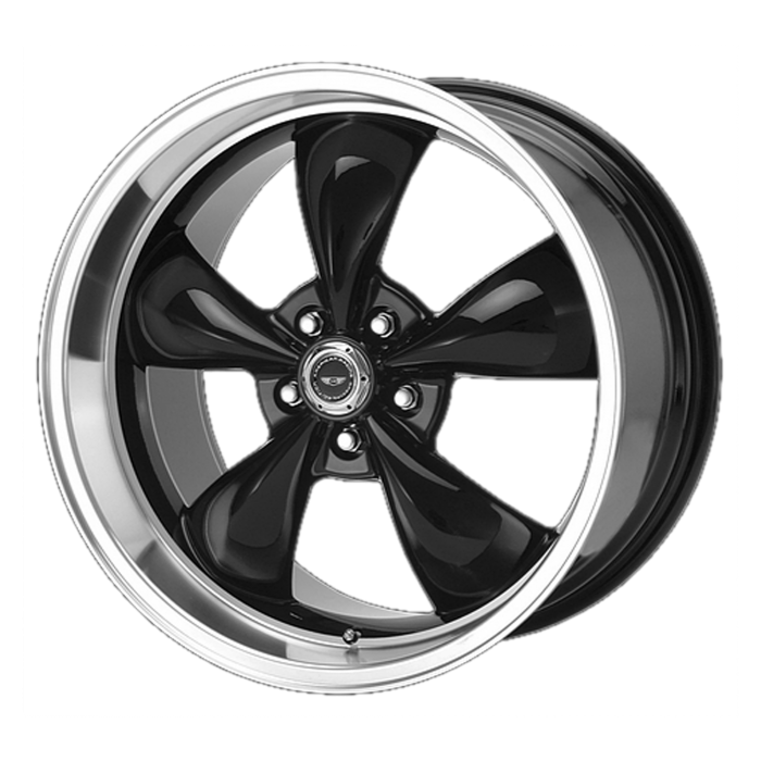 American Racing AR105 Torq Thrust M Roues Noir Brillant 17x8 0mm Déport 5x114.3 BP — Roues et jantes