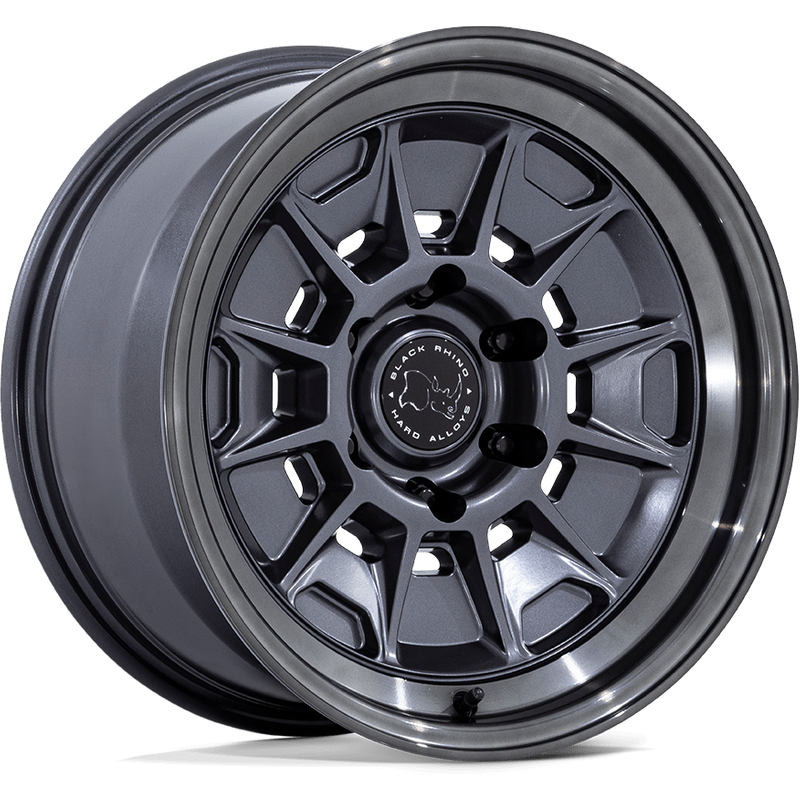 Black Rhino BR021 Mondo Matte Gunmetal Wheel - 17x8.5 - 6x139.7 — Wheels & Rims