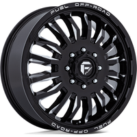 Fuel D868 ARC Dually Gloss Black Milled Wheels - 20x8.25 - 8x170