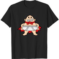 T-shirt pour hommes Captain Underpants en noir