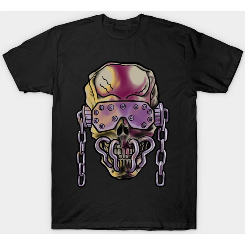 T-shirt noir Mega Vic - Megadeth pour hommes — T-shirts pour hommes