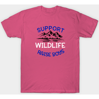 T-shirt pour hommes Support Wildlife, Raise Boys — T-shirts pour hommes
