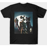 T-shirt Siren Head Cartoon pour hommes en bleu royal — T-shirts pour hommes