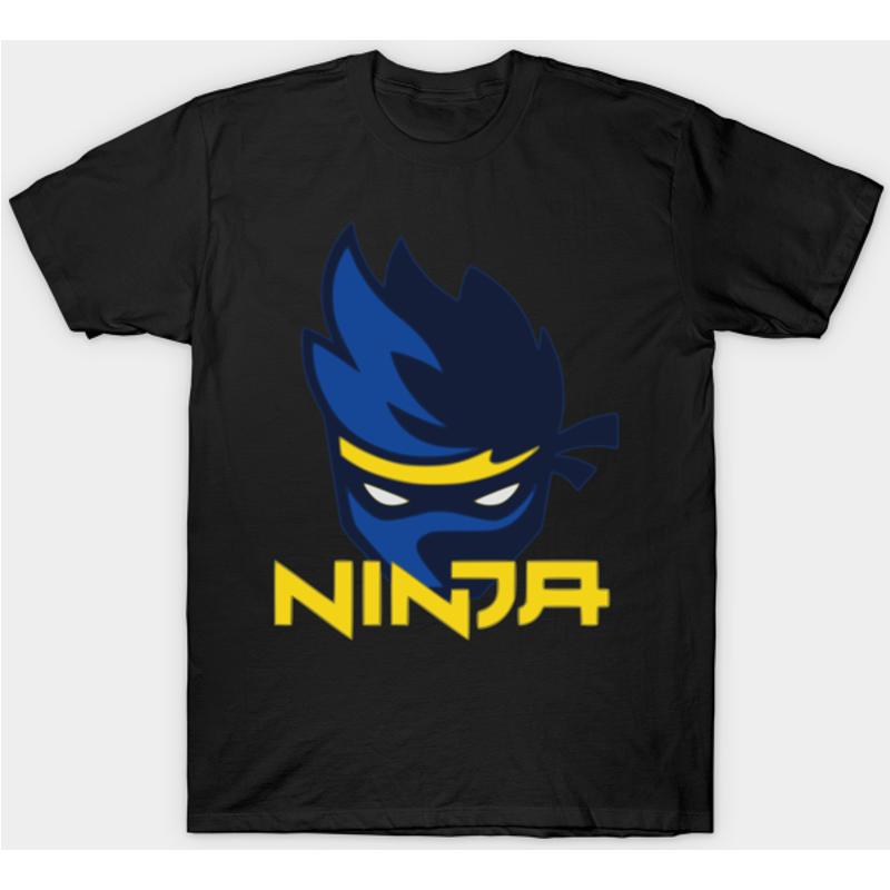 T-shirt Classique Ninja Logo pour Hommes en Bleu Royal — T-shirts pour hommes