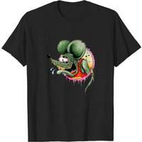 T-shirt pour hommes Classic Rat Fink en noir — T-shirts pour hommes