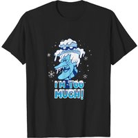 T-shirt Noir pour Hommes Snow Miser