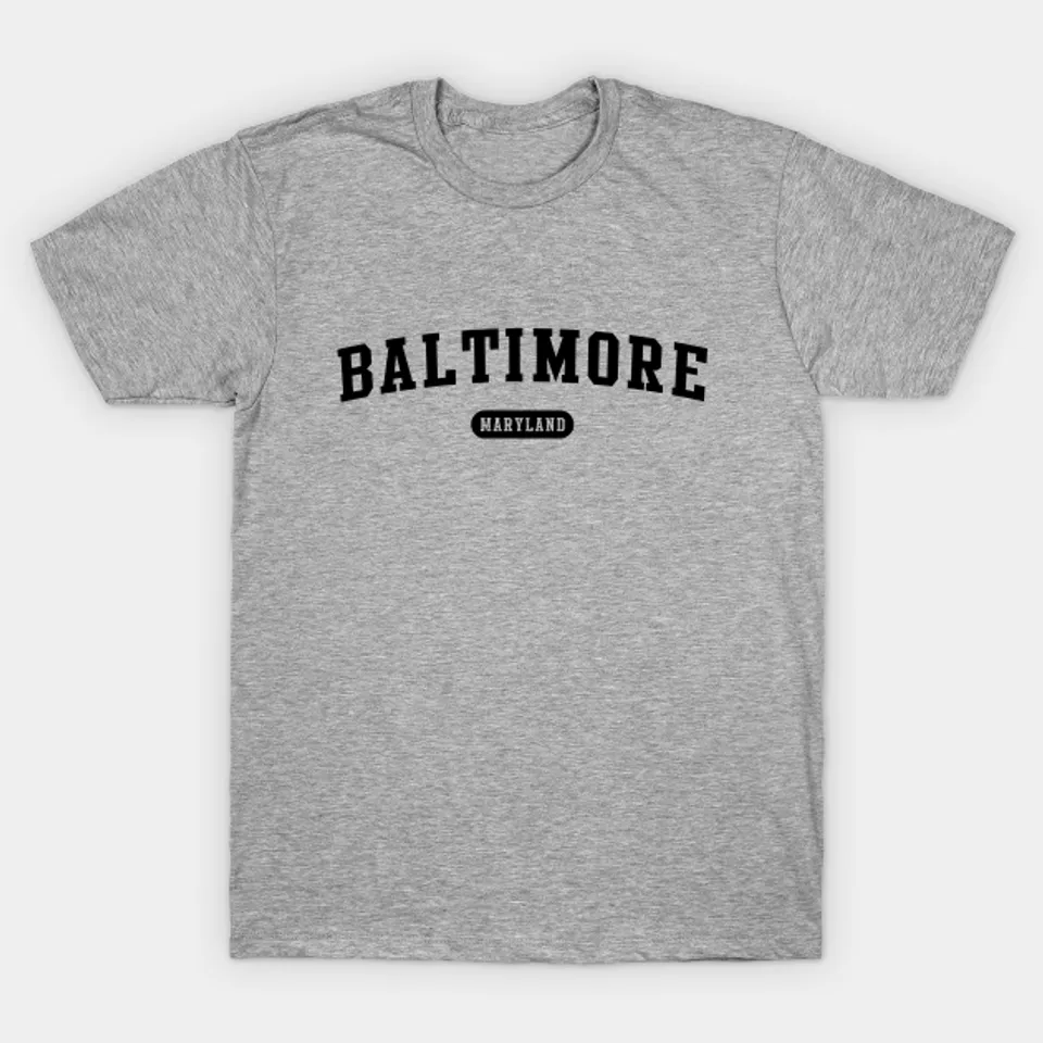 Baltimore, MD - T-shirt pour hommes bleu royal