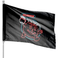 Kool Aid Man Neon House Flag - Double-Sided Print — Decorative Flags