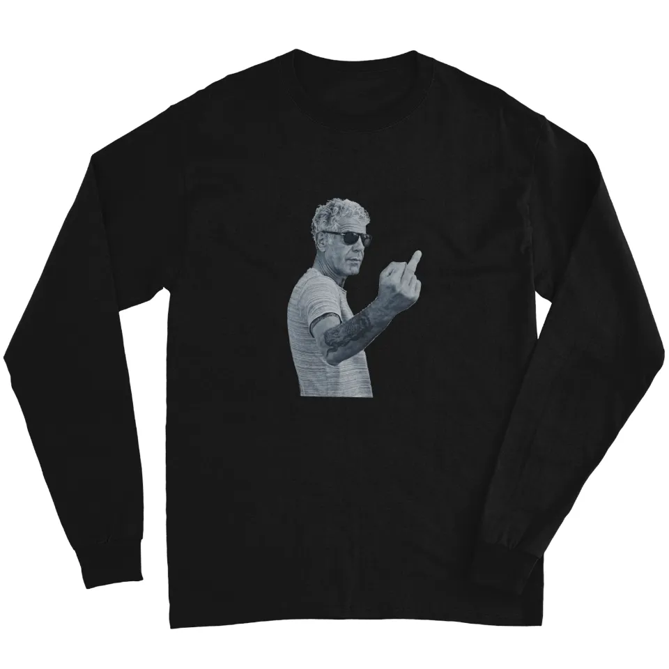 T-shirt à manches longues Anthony Bourdain Cool pour unisexe — T-shirts pour hommes
