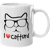 I Love Catturd Ceramic Mug - Customizable and Dishwasher Safe — Mugs & Tumblers