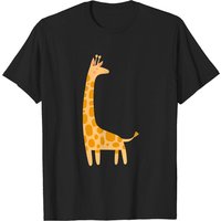 T-shirts noirs Giraffe Giraffe pour hommes