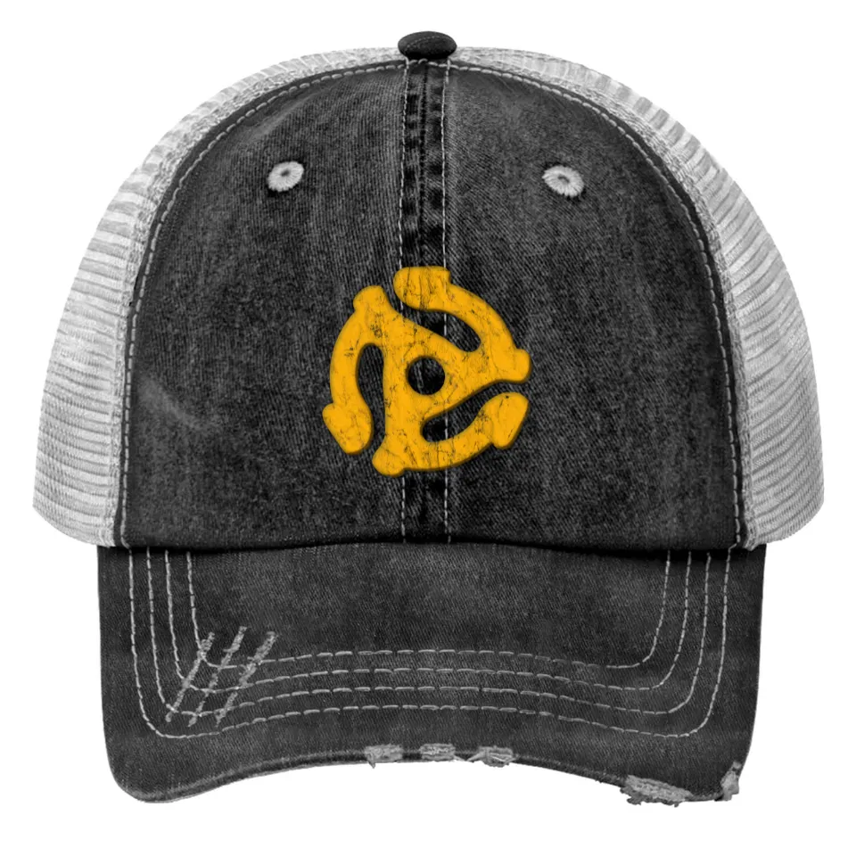 Casquette Trucker 45 Record Adapter Distressée