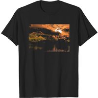 T-Shirts Landscape pour hommes en noir