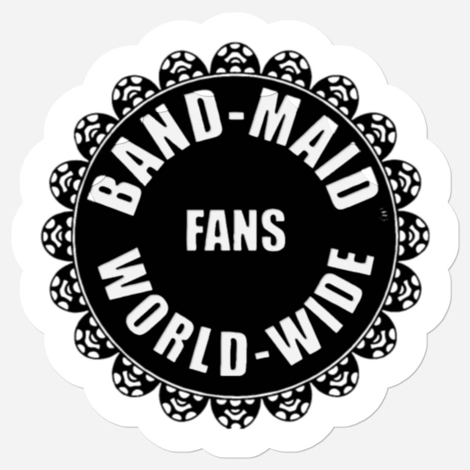 Band Maid Stickers - Classic Square Style — Stickers & Decals