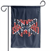 Lynyrd Flag Essential Garden Flags for Navy