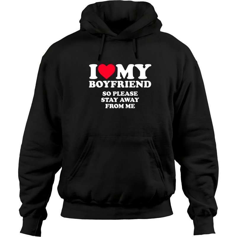 Je T'aime Mon Copain Reste Loin Hoodie Unisexe — Sweats à capuche pour hommes