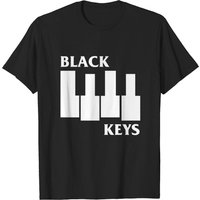 T-shirt pour hommes The Black Keys en noir