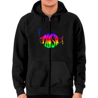 Hoodie zippé avec logo de Phish pour unisexe en noir — Sweats à capuche pour hommes