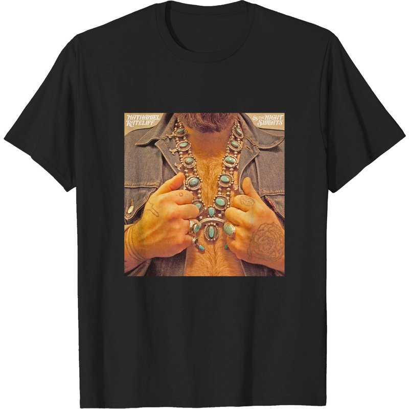 T-shirt Nathaniel Rateliff And The Night Sweats Hand Center — T-shirts pour hommes
