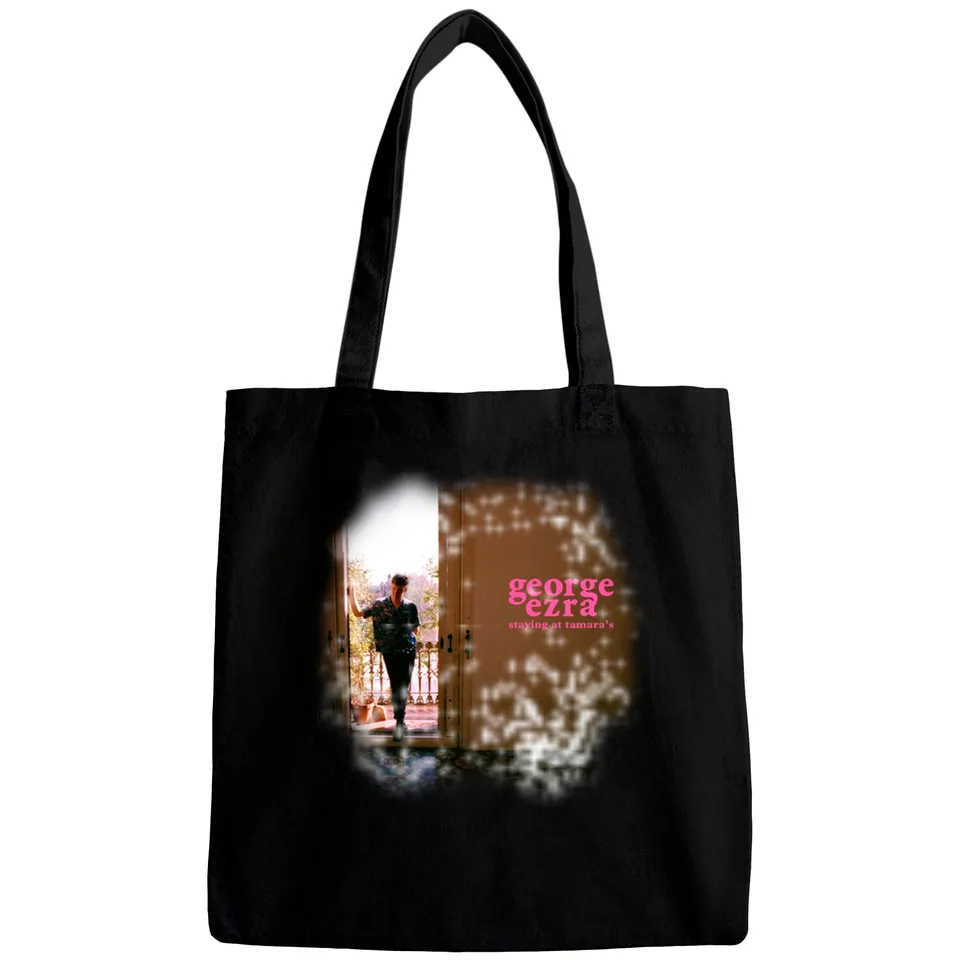 Sac fourre-tout George Ezra 15,25"x15,75" Noir par Hylton Warburton — Sacs fourre-tout