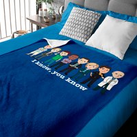 I Know, You Know Team Psych Green Baby Blanket