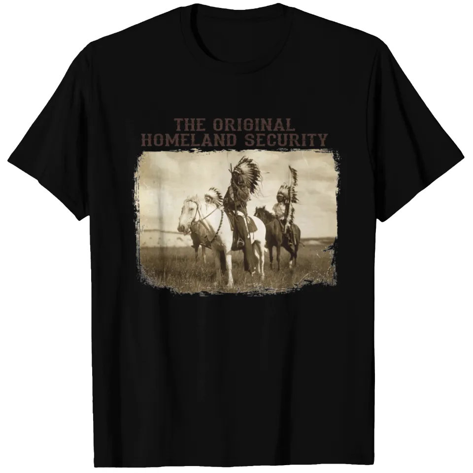 T-Shirt American Indian The Original Homeland Security pour hommes — T-shirts pour hommes