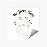 Ram Dass Be Here Now Stickers — Stickers & Decals