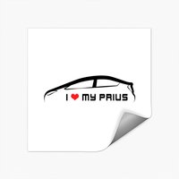 Autocollants J'aime ma Prius