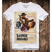 T-shirt Django Unchained par Tarantino avec Jamie Foxx et Christoph Waltz — T-shirts pour hommes