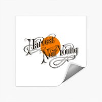 Harvest Neil Young - Harvest Stickers — Stickers & Decals