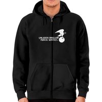 Unladen Swallow Parcel Service - Monty Python Sweatshirts Zippés