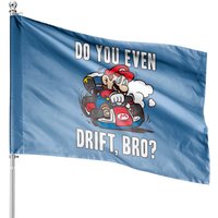 Drapeaux Mario House Nintendo Mario Kart Drift Bro — Drapeaux décoratifs