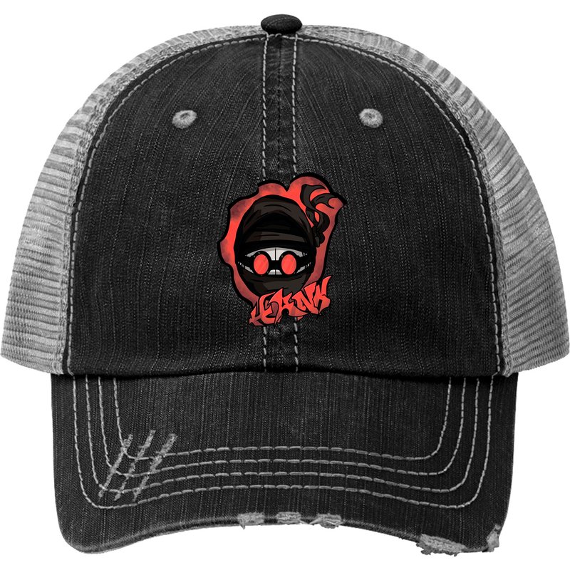 Madness Combat Hank Head Graffiti Print Trucker Hat