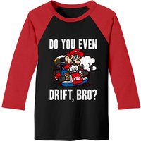 T-shirt de baseball Mario Nintendo Mario Kart Do You Even Drift Bro — T-shirts pour hommes