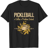 T-shirt Problem Solved Coffee Pickleball pour hommes — T-shirts pour hommes
